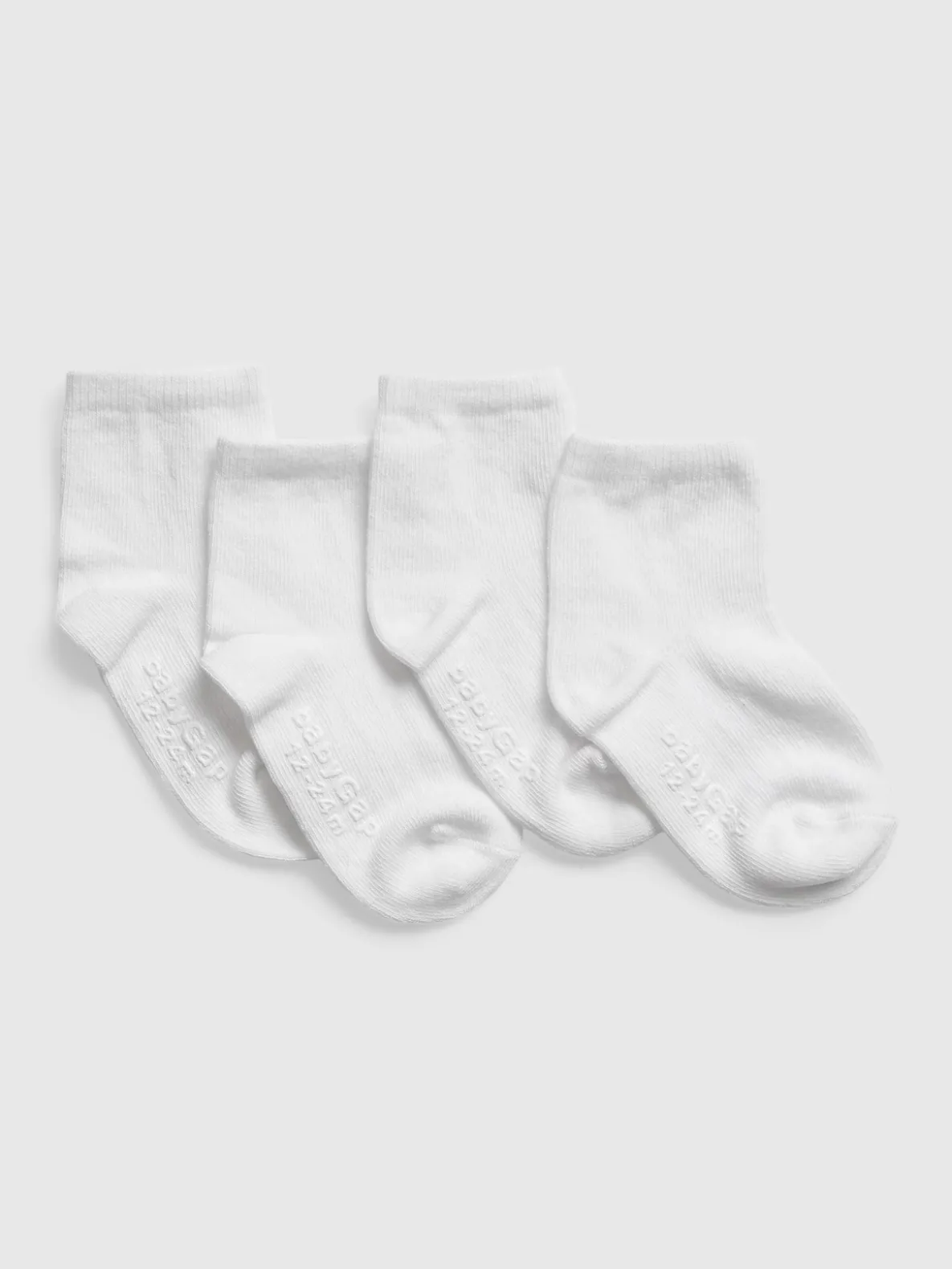 Toddler Quarter Crew Socks (4-Pack)