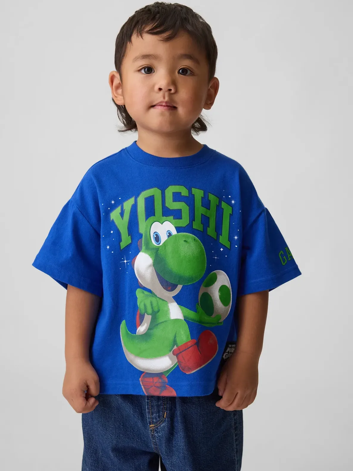 Toddler Super Mario Oversized Graphic T-Shirt