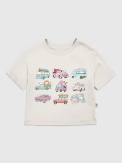 Toddler Trucks And Cars Graphic T-Shirt