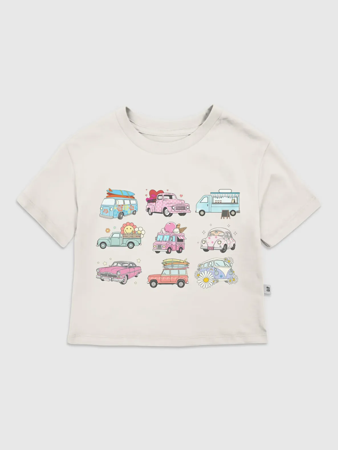 Toddler Trucks And Cars Graphic T-Shirt