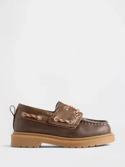 Toddler Vegan Leather Boat Shoes