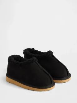 Toddler Vegan Suede Sherpa-Lined Shoes