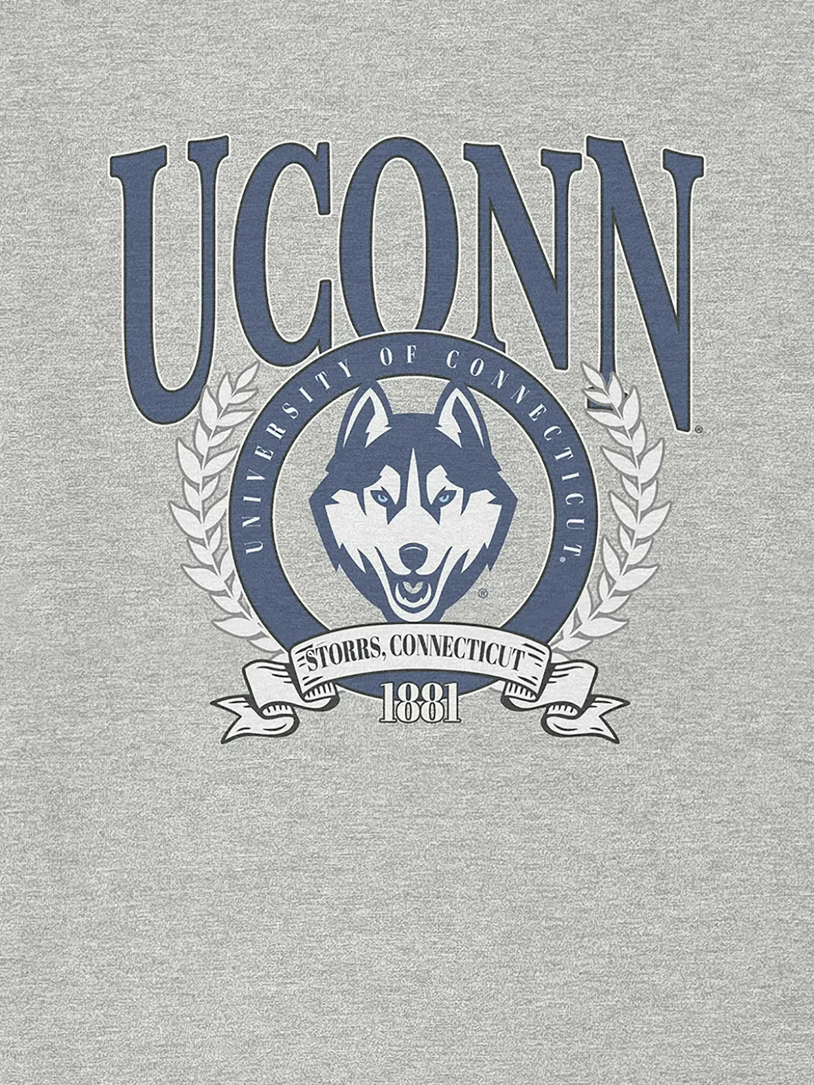 UConn Laurel Crest Graphic T-Shirt