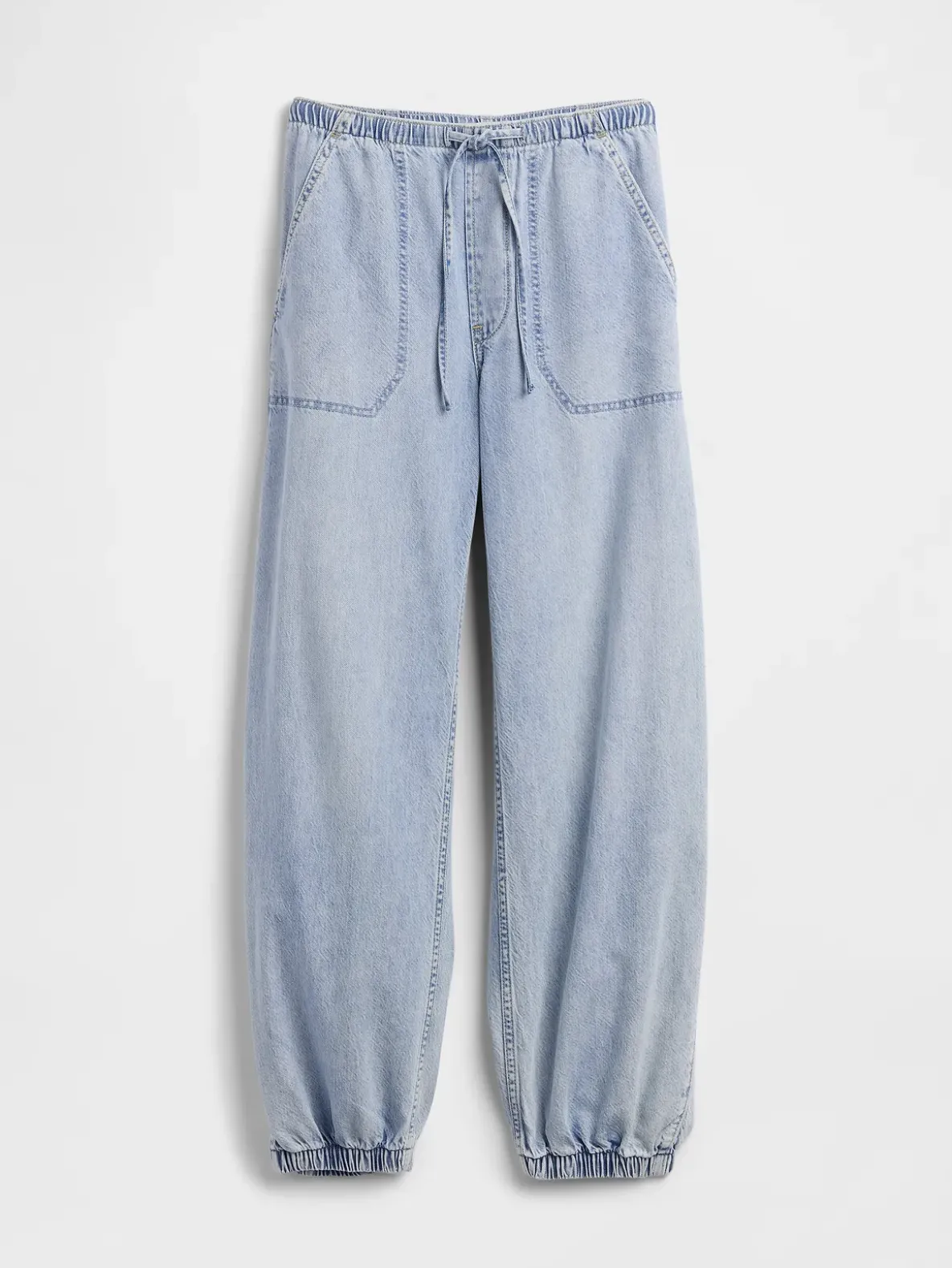 UltraSoft Denim Easy Barrel Joggers