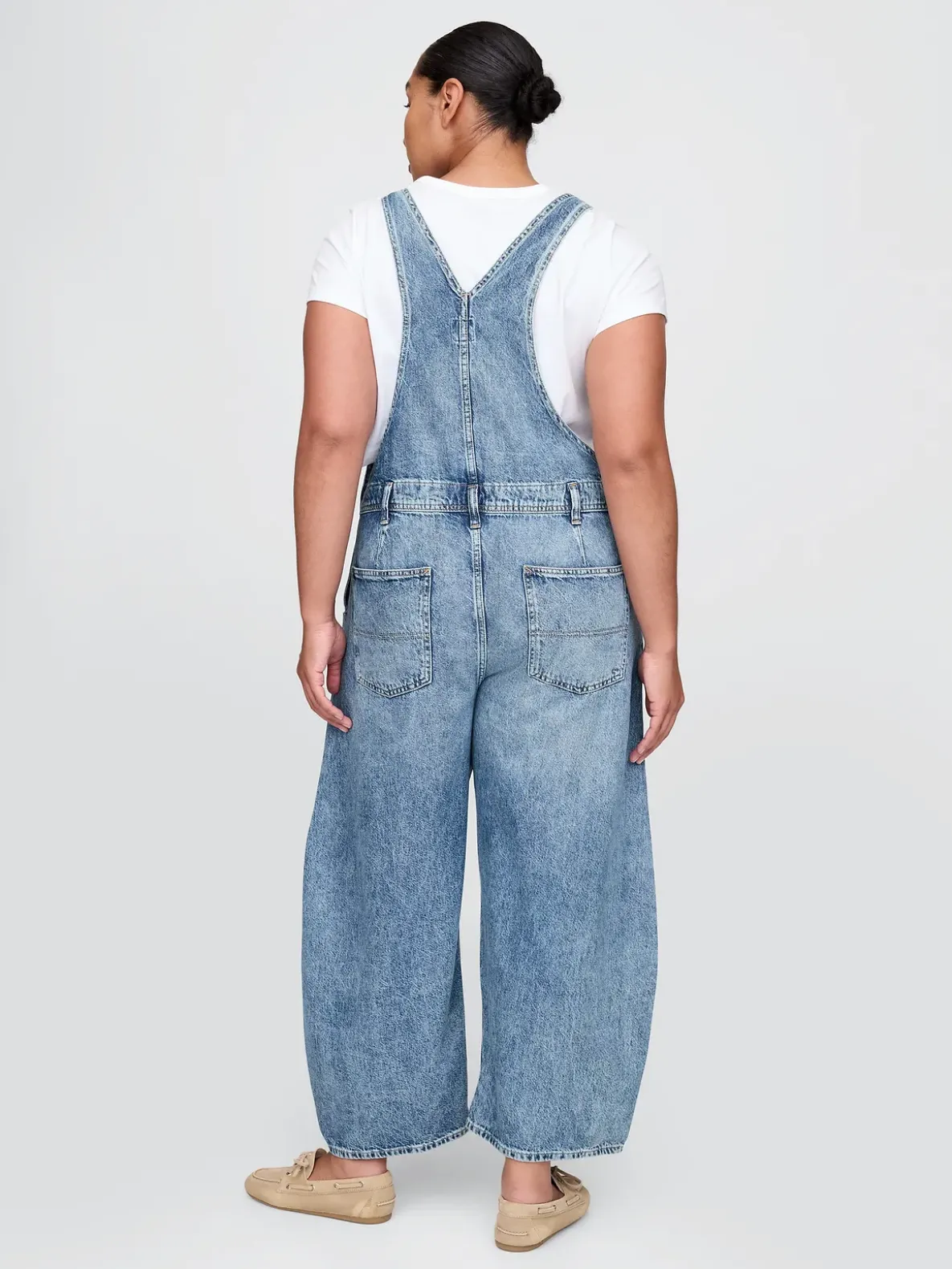 UltraSoft Denim Horseshoe Overalls