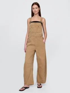 UltraSoft Denim Horseshoe Overalls