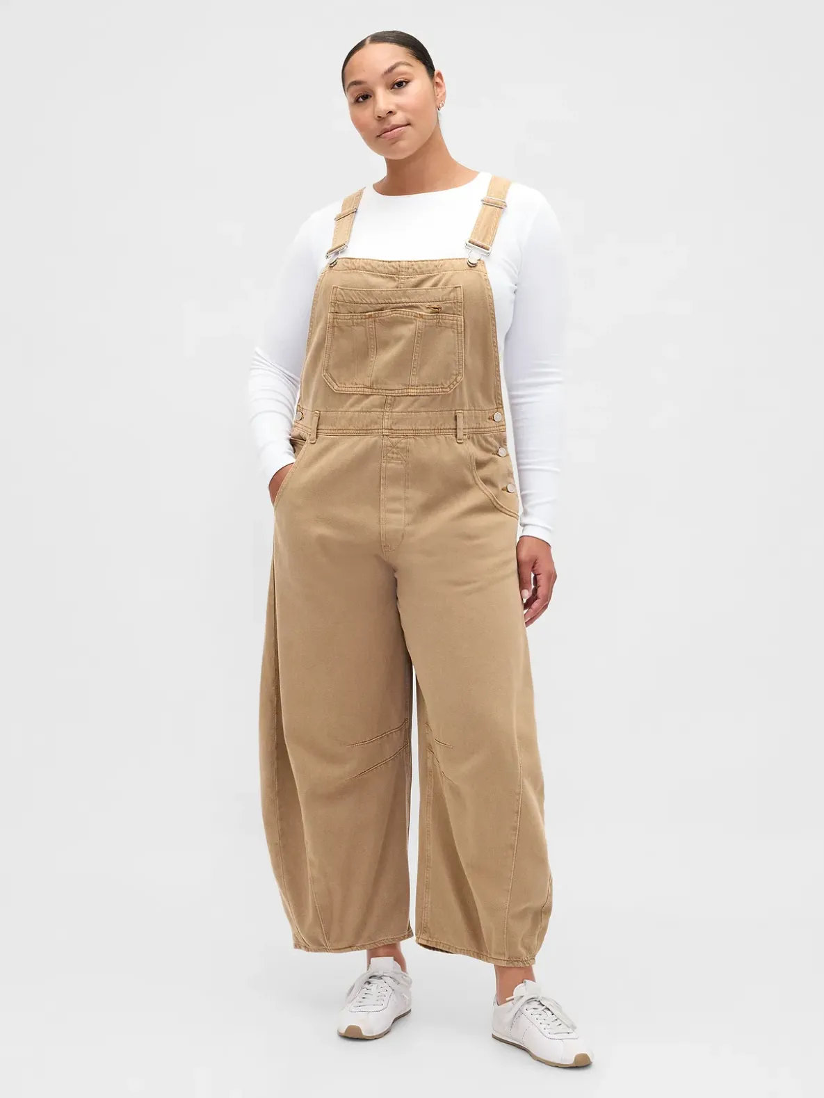 UltraSoft Denim Horseshoe Overalls