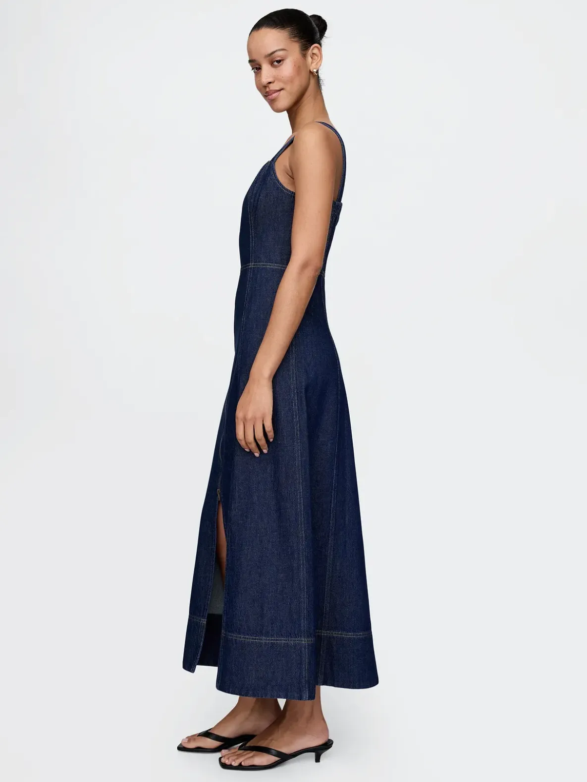 UltraSoft Denim Maxi Dress