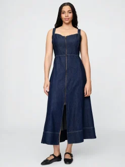 UltraSoft Denim Maxi Dress