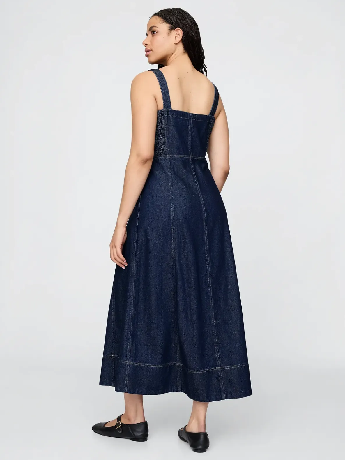 UltraSoft Denim Maxi Dress