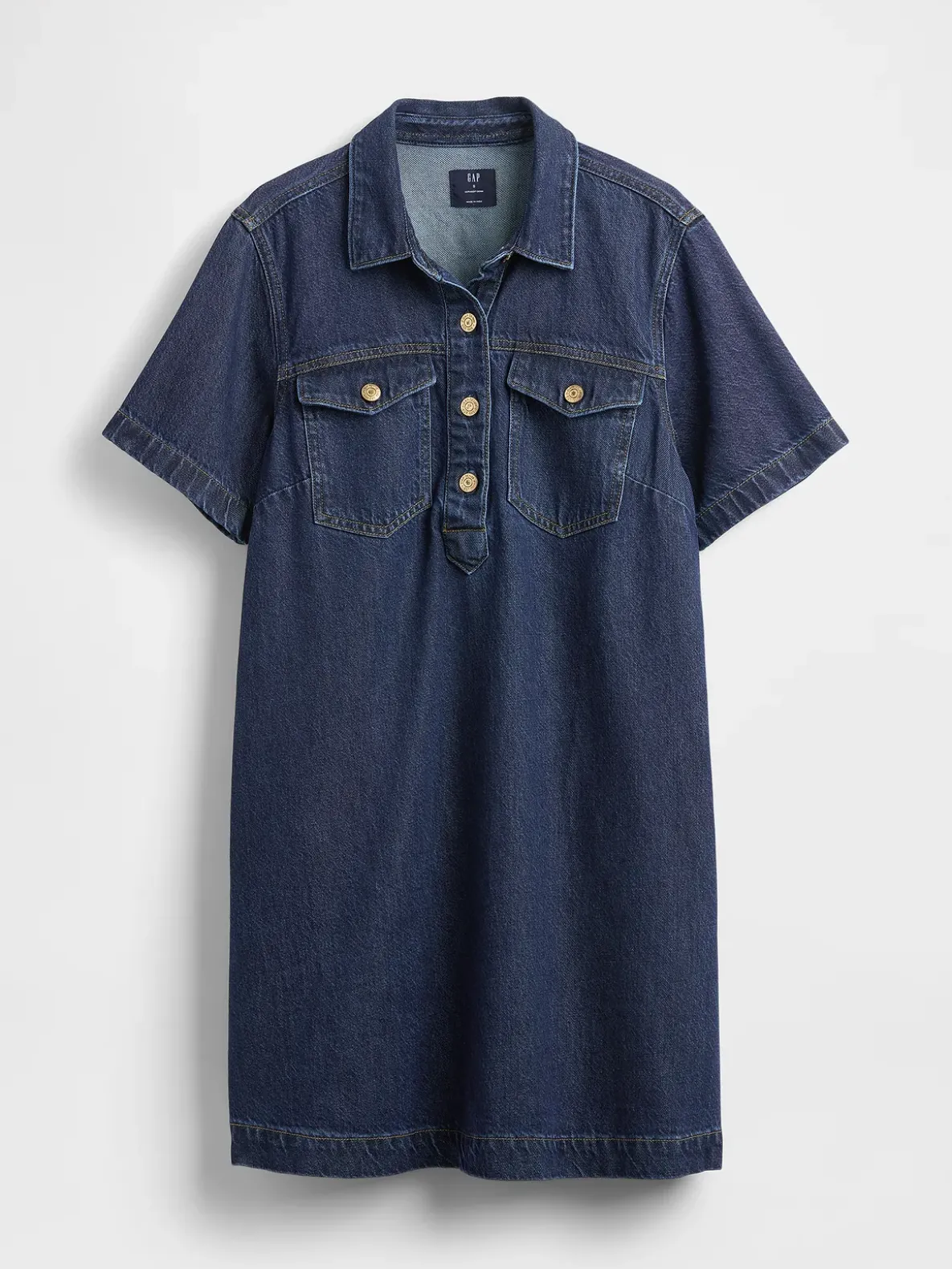 UltraSoft Denim Mini Dress