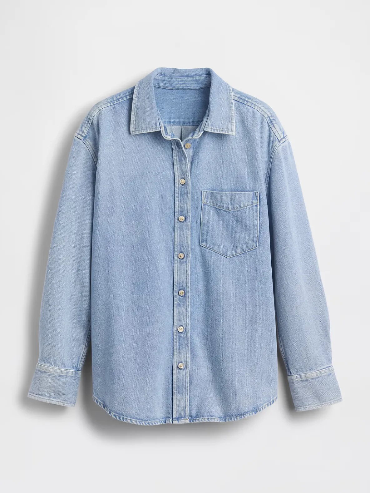 UltraSoft Denim Oversized Shirt