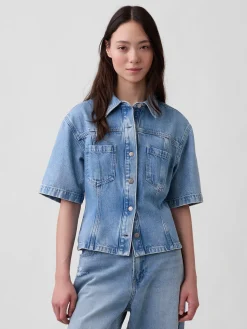 UltraSoft Denim Pocket Shirt