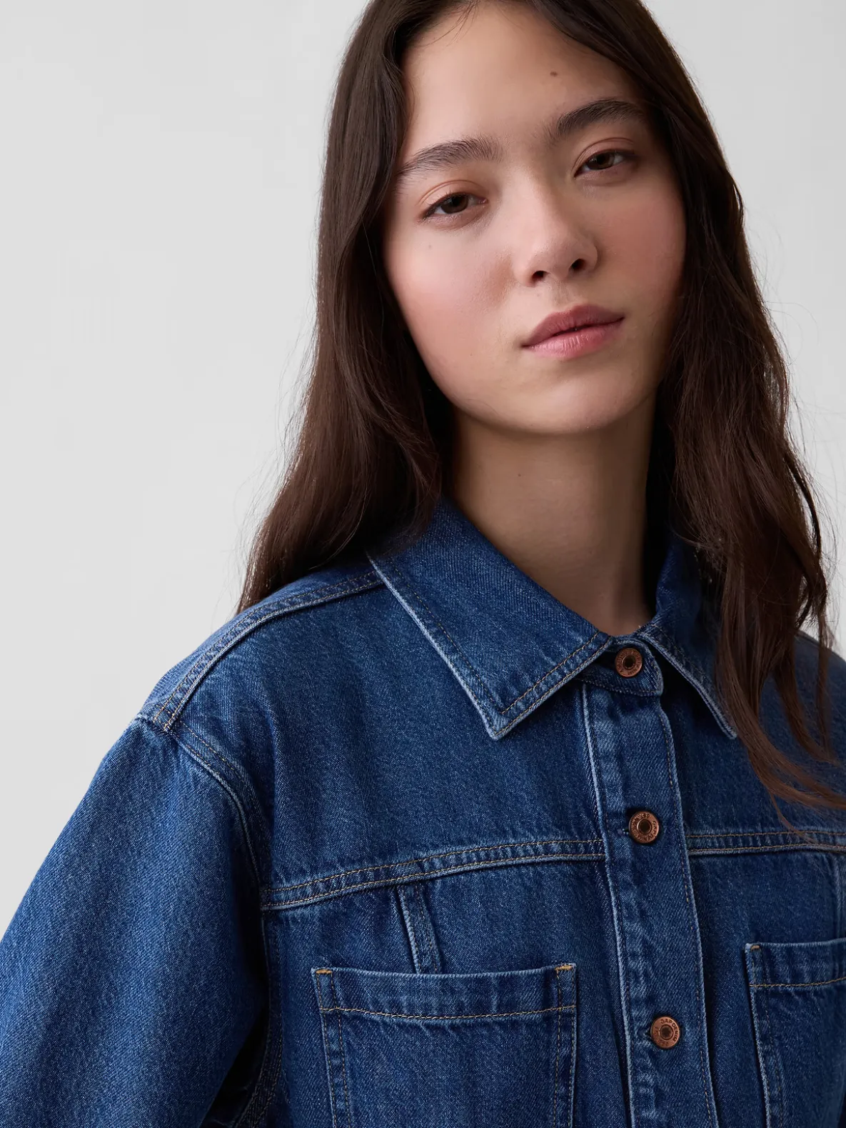 UltraSoft Denim Pocket Shirt