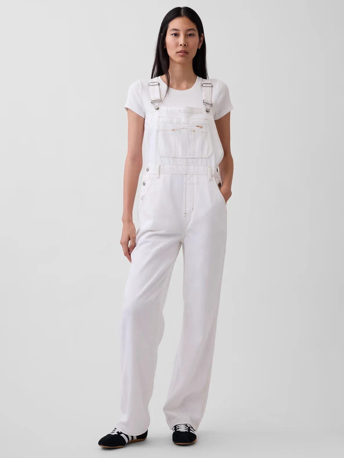 UltraSoft Denim '90s Loose Overalls