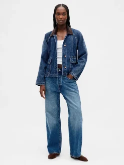 UltraSoft Denim Swing Chore Jacket