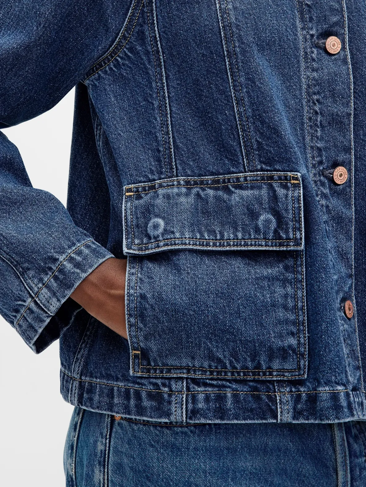 UltraSoft Denim Swing Chore Jacket