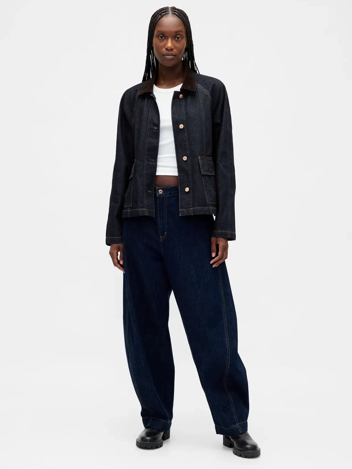 UltraSoft Denim Swing Chore Jacket
