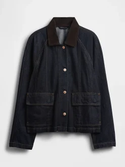 UltraSoft Denim Swing Chore Jacket