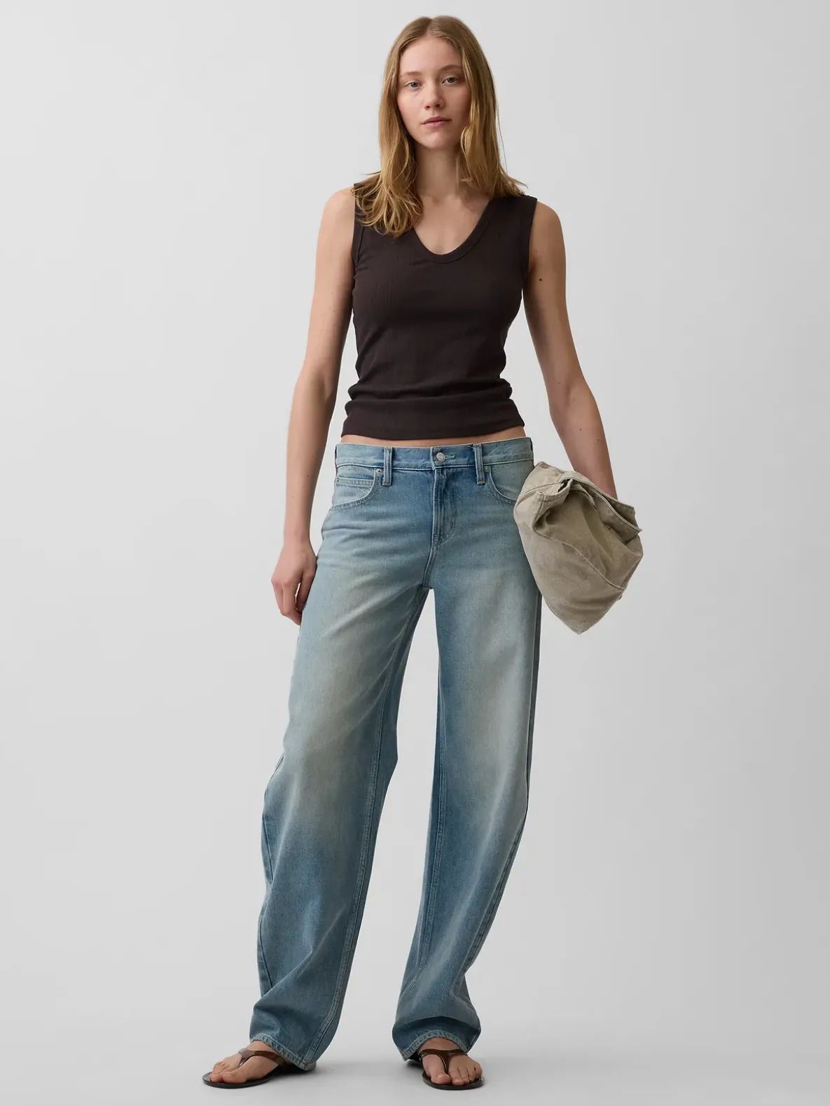 Variegated Rib Tank Top