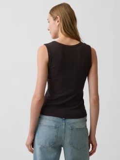 Variegated Rib Tank Top