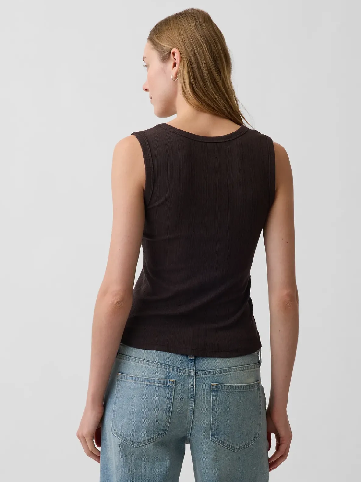 Variegated Rib Tank Top