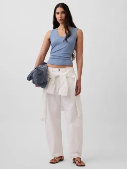 Variegated Rib Tank Top