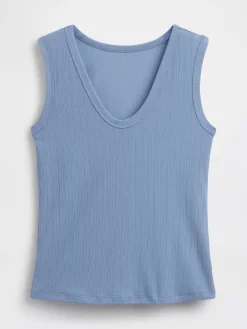 Variegated Rib Tank Top