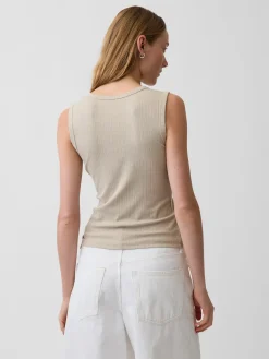 Variegated Rib Tank Top