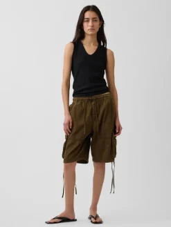 Variegated Rib Tank Top