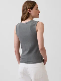 Variegated Rib Tank Top