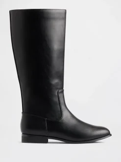 Vegan Leather Riding Boots