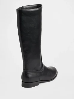 Vegan Leather Riding Boots