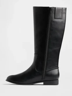 Vegan Leather Riding Boots