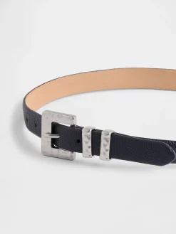 Vegan Pebble Leather Belt