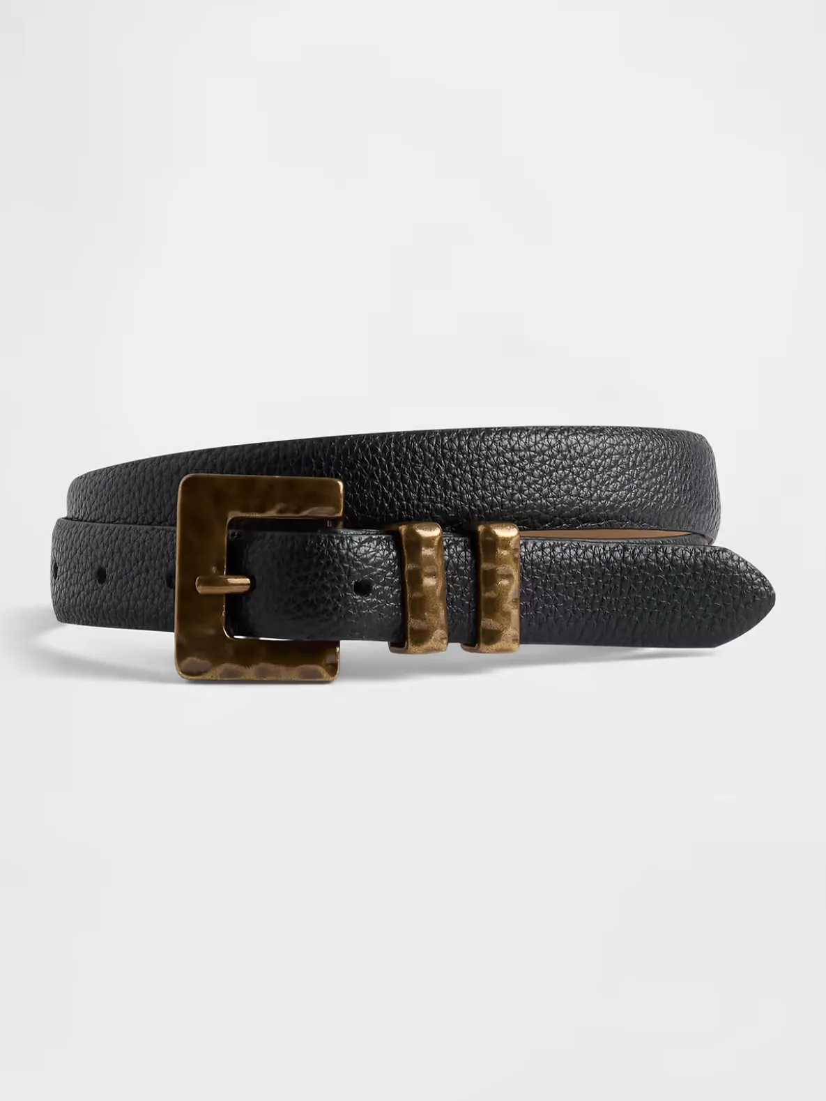 Vegan Pebble Leather Belt