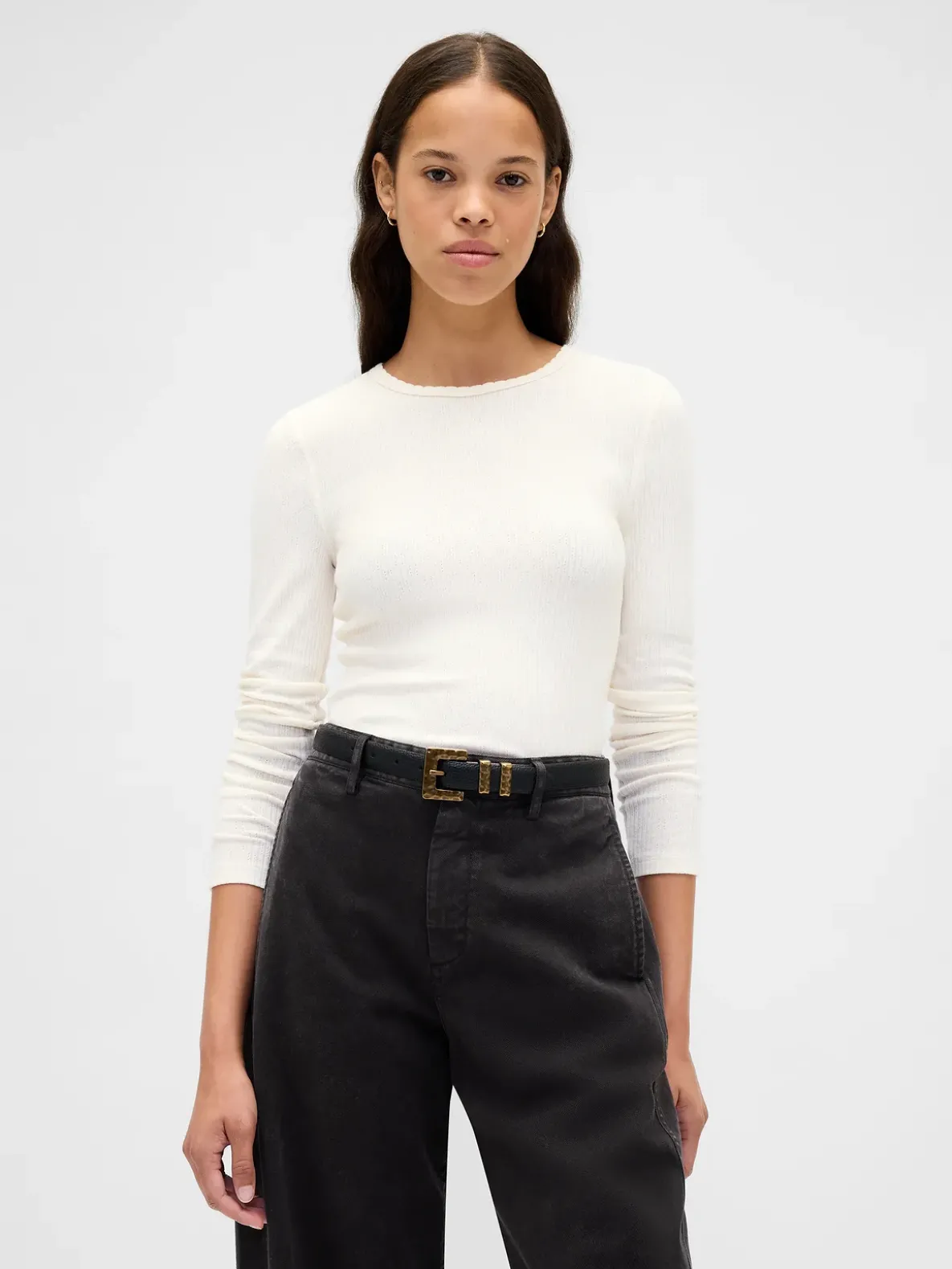 Vegan Pebble Leather Belt