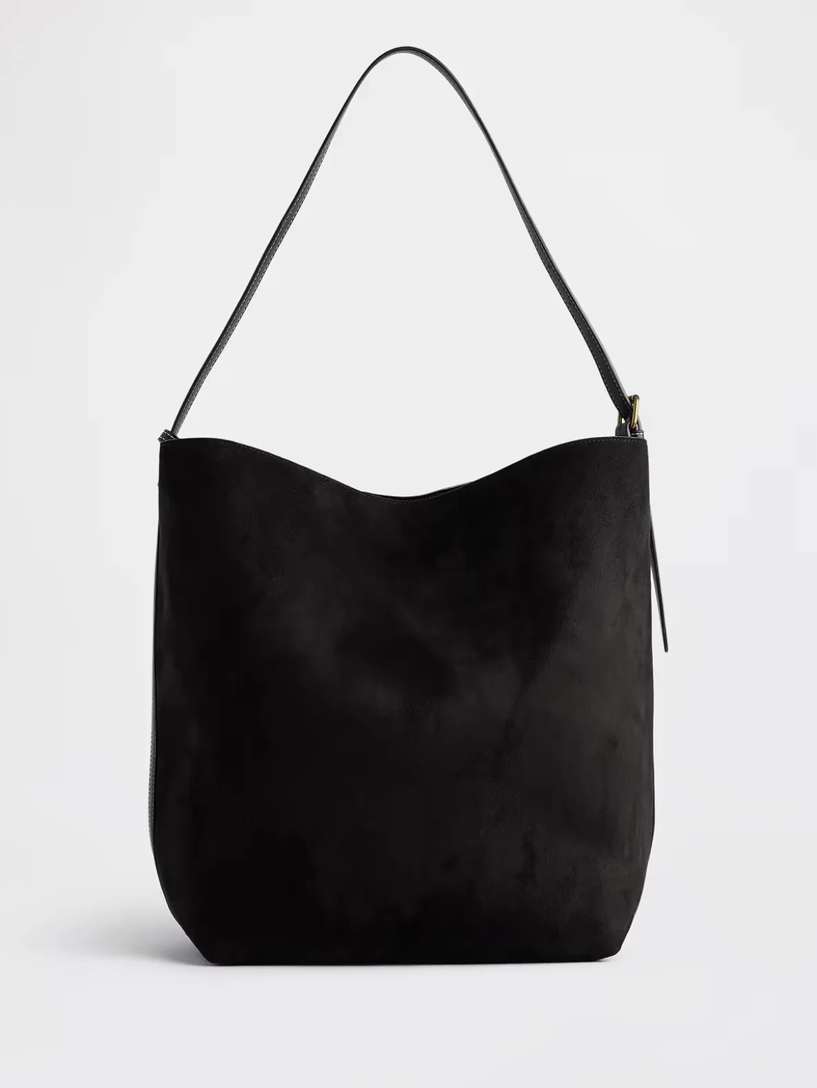 Vegan Suede Bucket Bag