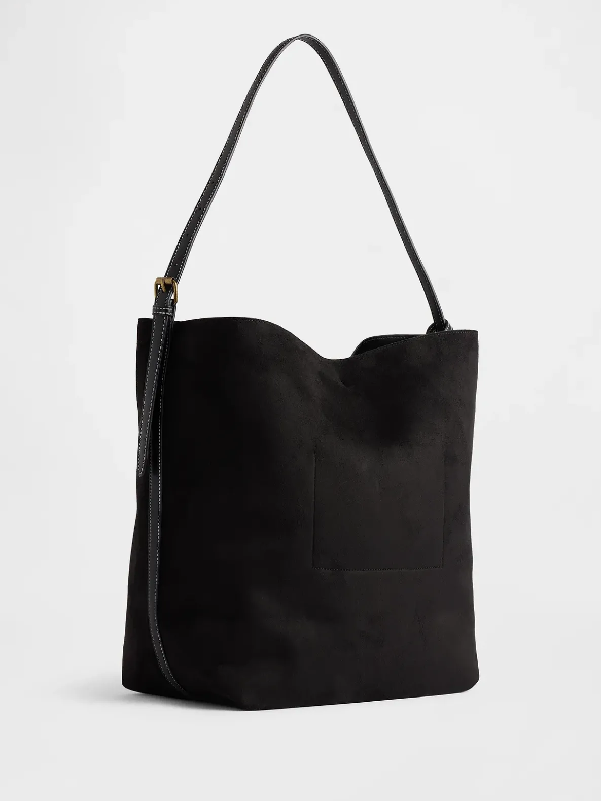 Vegan Suede Bucket Bag
