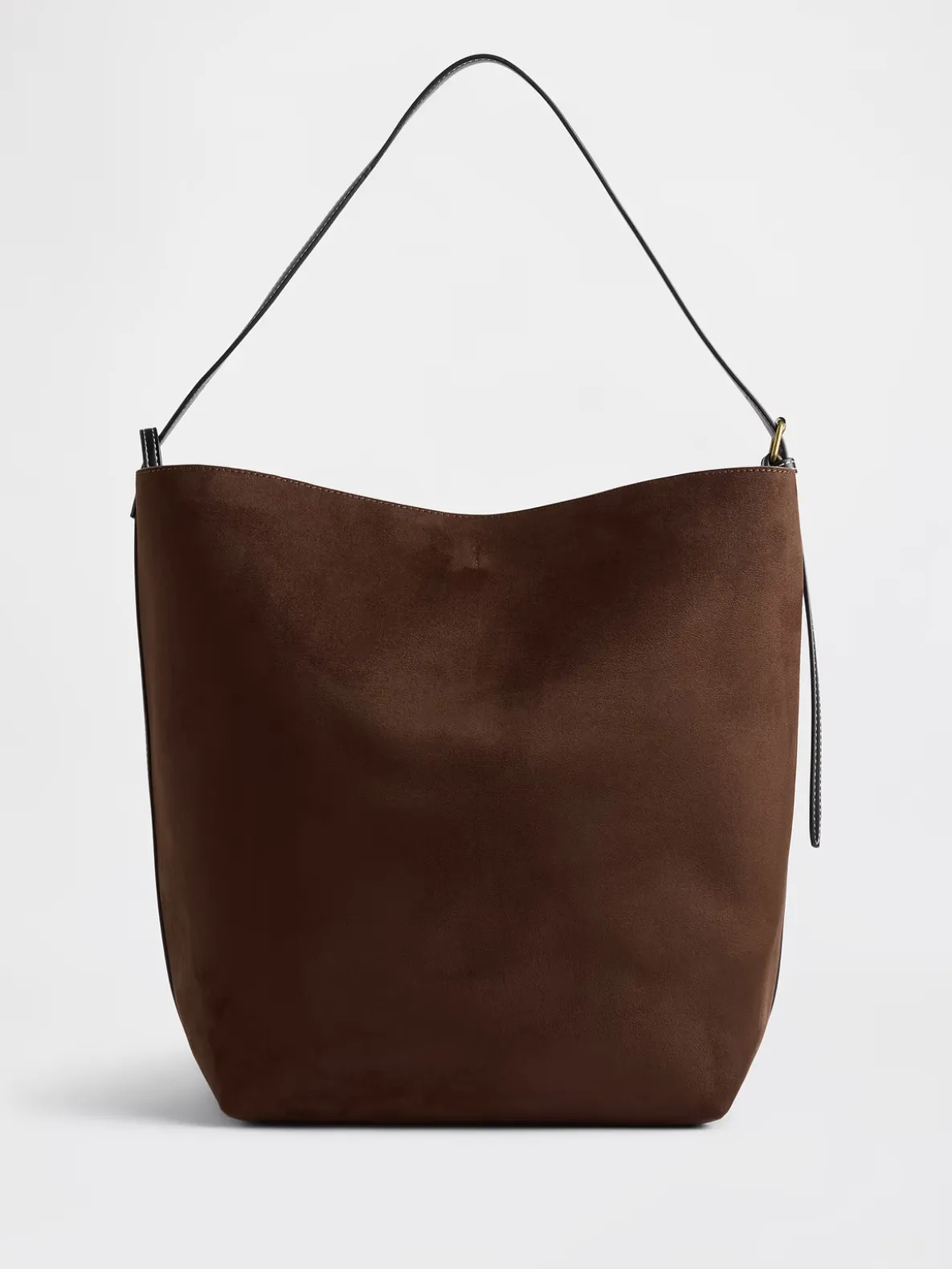 Vegan Suede Bucket Bag