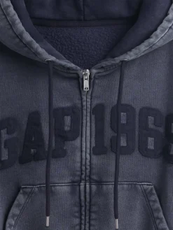 VintageSoft 1969 Logo Zip Hoodie