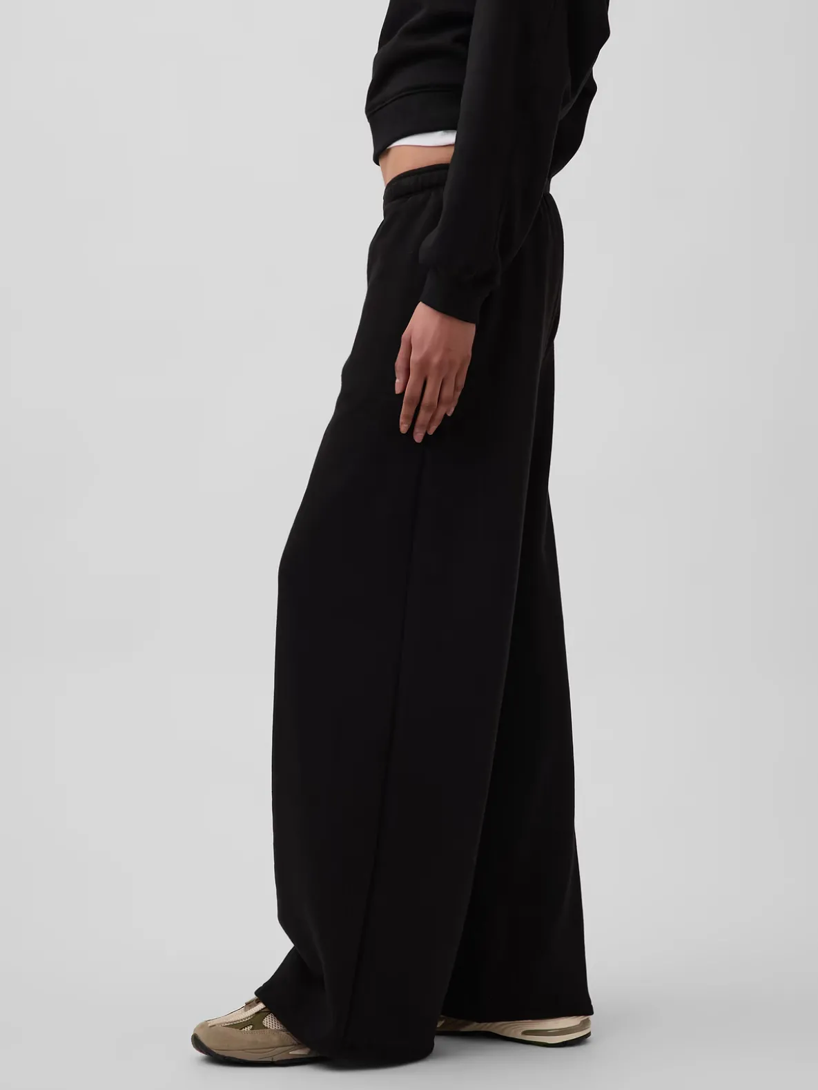 VintageSoft Baggy Wide-Leg Sweatpants