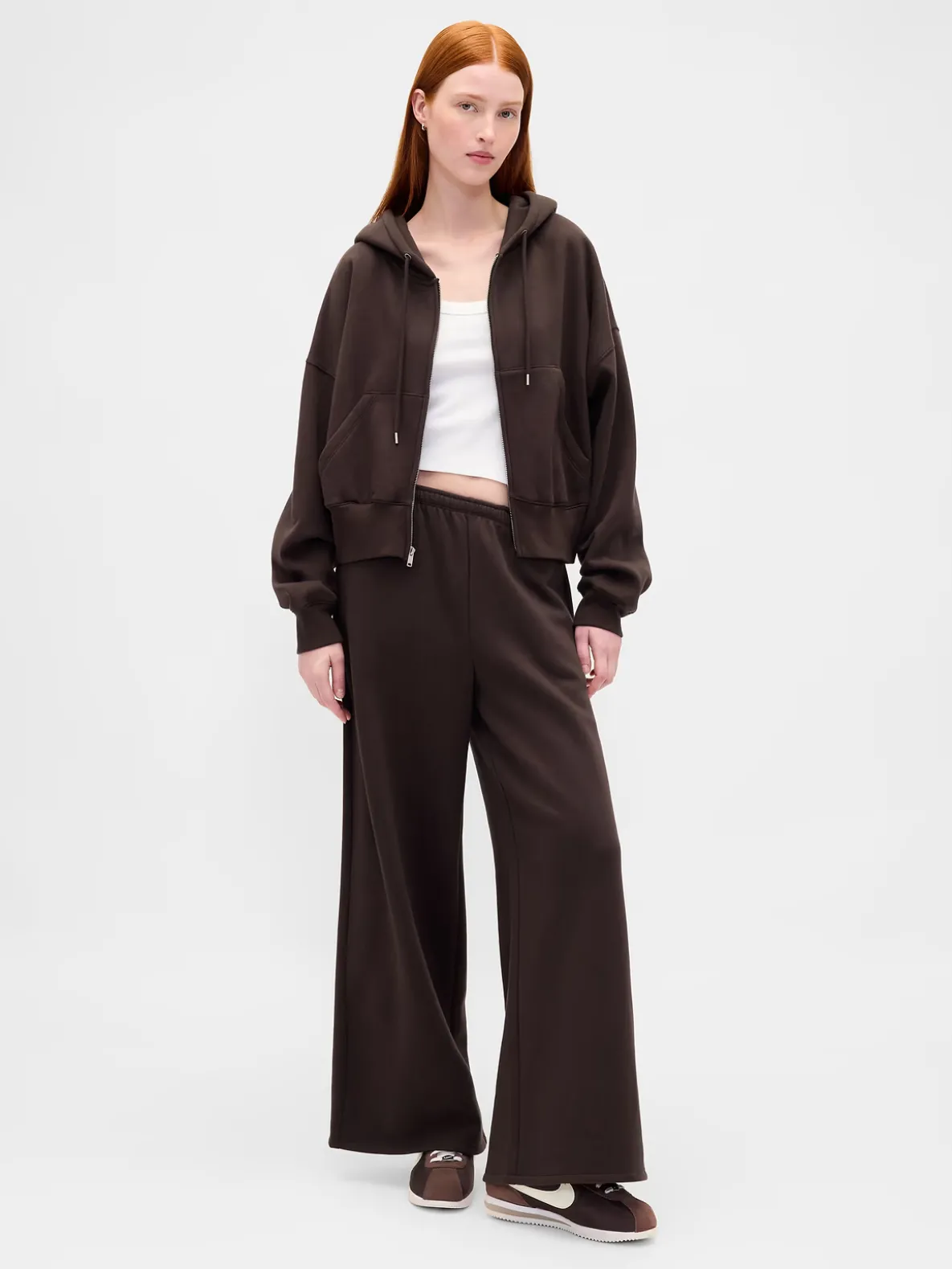 VintageSoft Baggy Wide-Leg Sweatpants