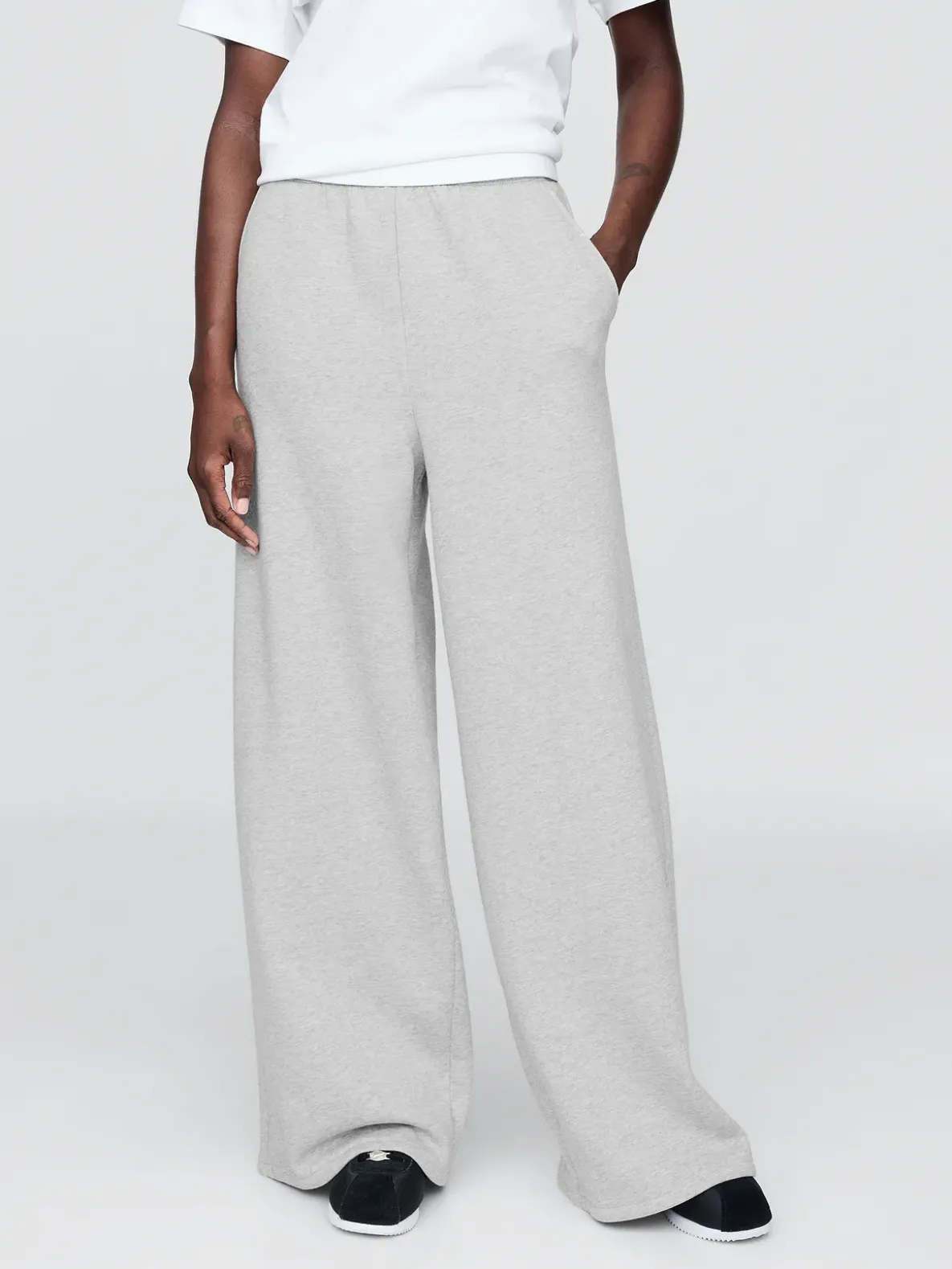 VintageSoft Baggy Wide-Leg Sweatpants
