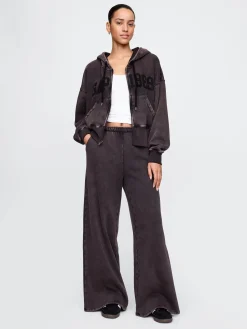 VintageSoft Baggy Wide-Leg Sweatpants