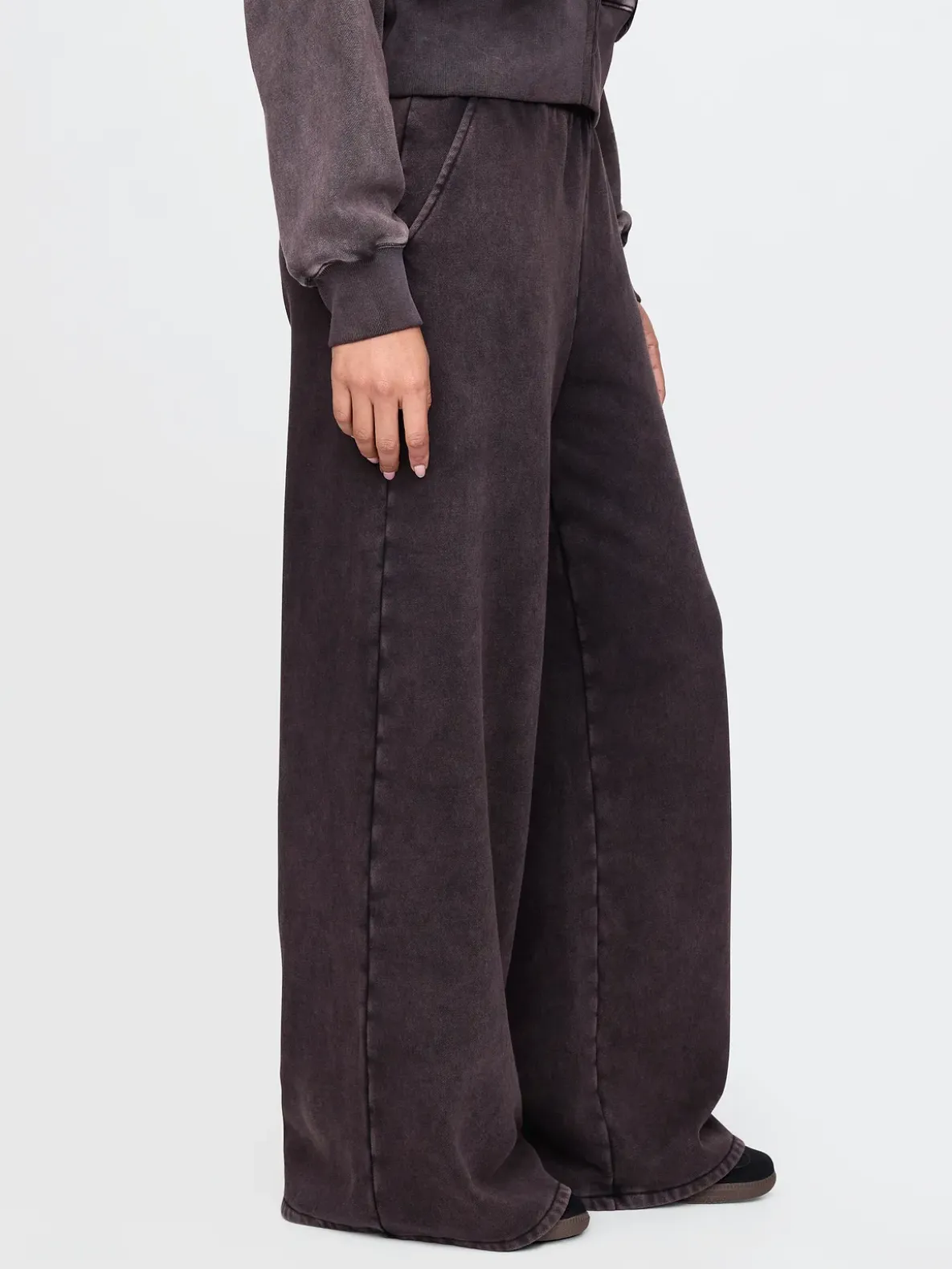 VintageSoft Baggy Wide-Leg Sweatpants
