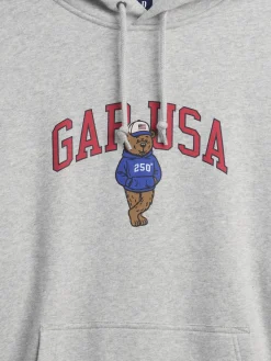 VintageSoft Oversized Americana Logo Hoodie
