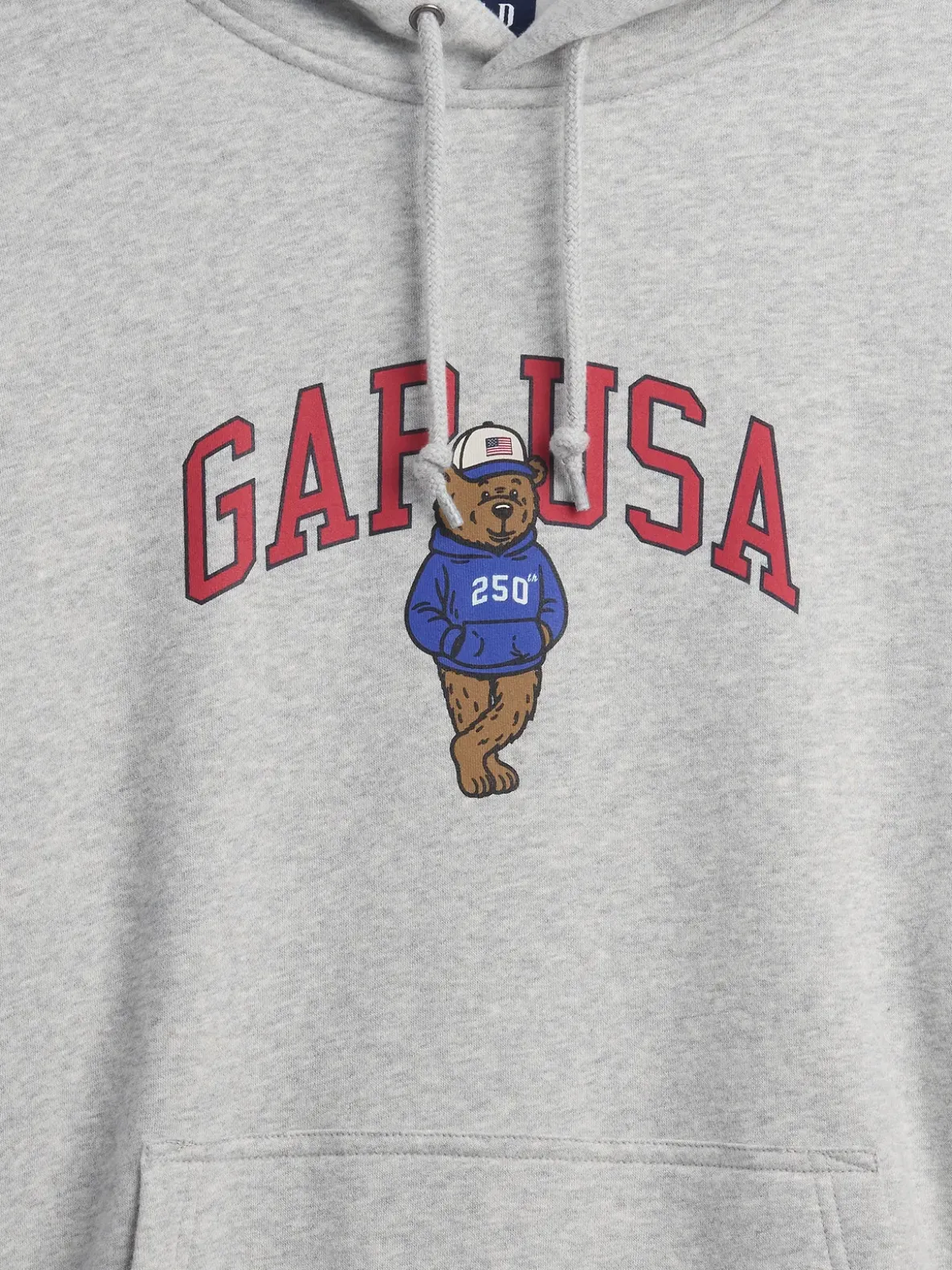 VintageSoft Oversized Americana Logo Hoodie
