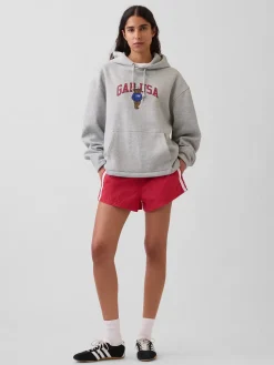VintageSoft Oversized Americana Logo Hoodie