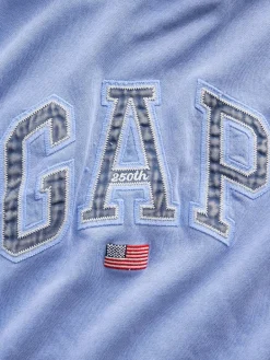 VintageSoft Oversized Americana Logo Hoodie